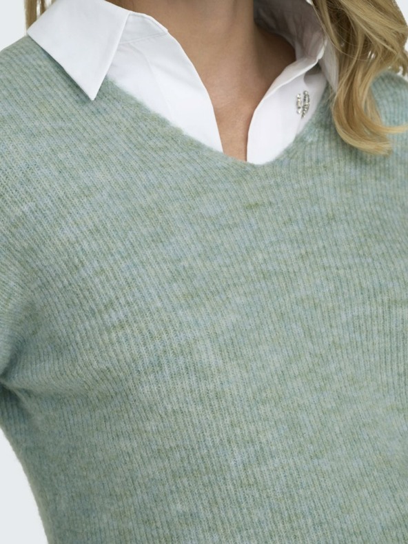 ONLY Zeleni ženski pulover ONLY Camilla