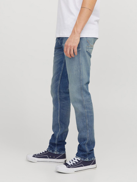 Jack & Jones Modre moške kavbojke tankega kroja Jack & Jones Glenn