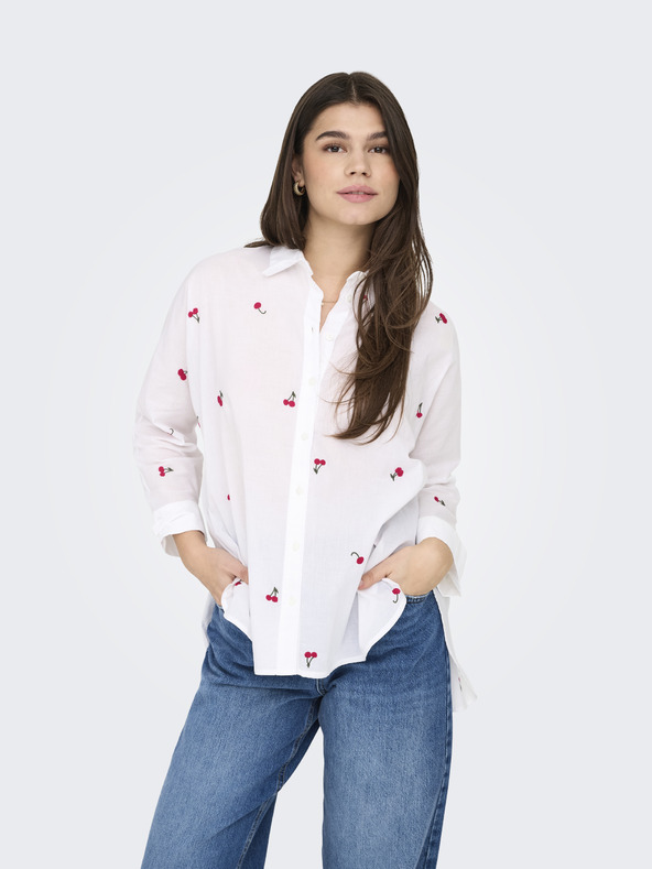 ONLY Bela ženska majica ONLY New Lina