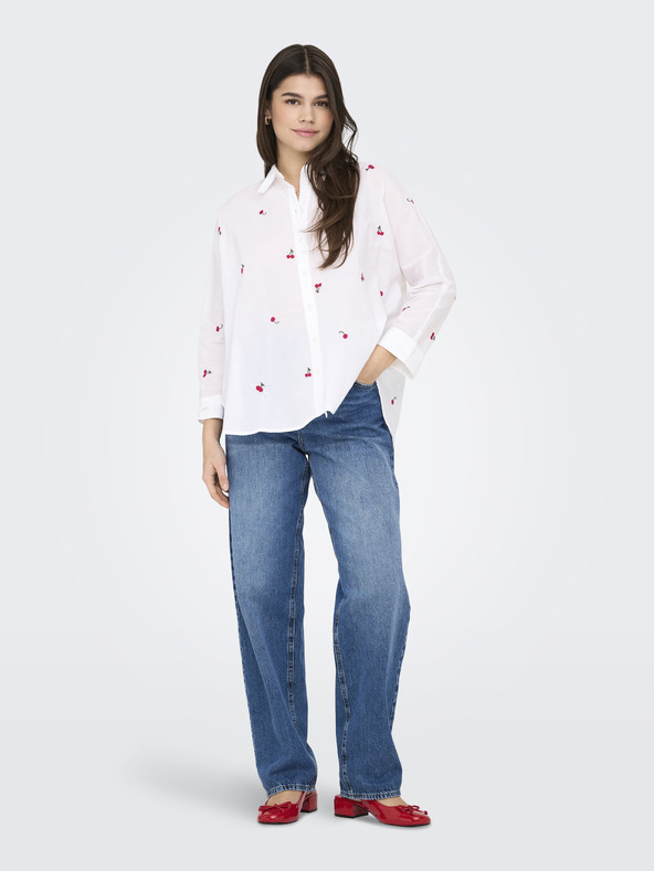 ONLY Bela ženska majica ONLY New Lina