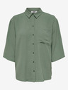 Jacqueline de Yong Zelena ženska srajca s kratkimi rokavi JDY