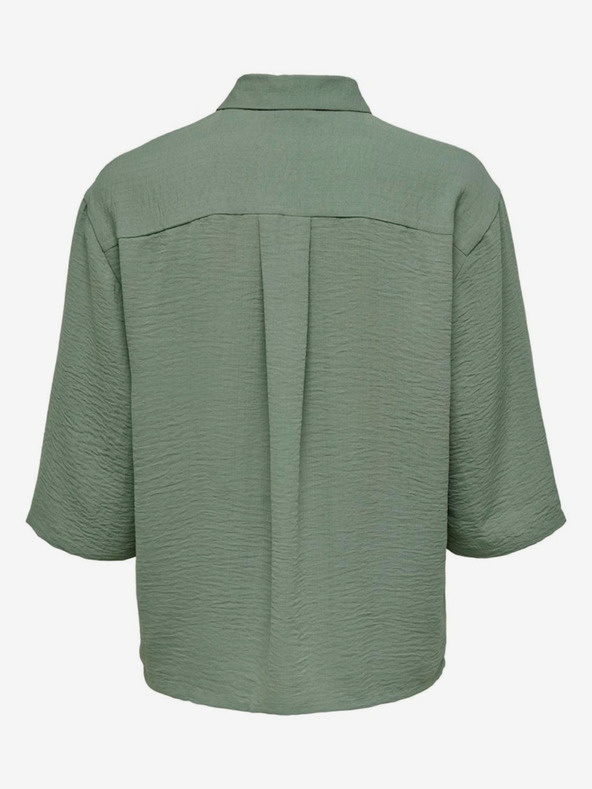 Jacqueline de Yong Zelena ženska srajca s kratkimi rokavi JDY