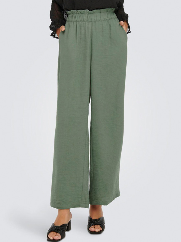 Jacqueline de Yong Zelene ženske hlače JDY