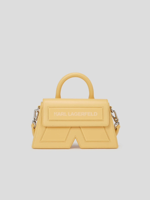 Karl Lagerfeld Rumena ženska torbica KARL LAGERFELD