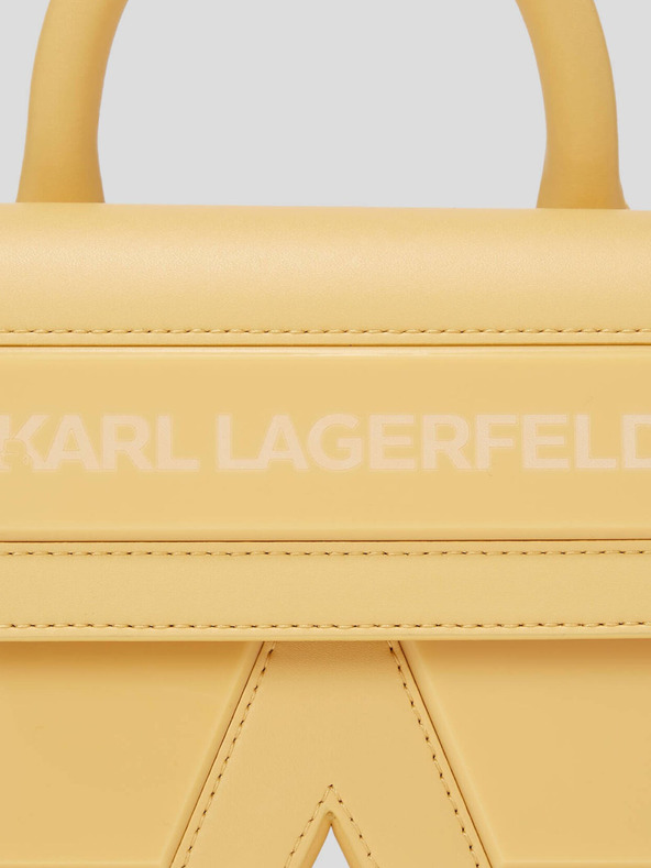 Karl Lagerfeld Rumena ženska torbica KARL LAGERFELD