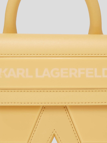 Karl Lagerfeld Rumena ženska torbica KARL LAGERFELD