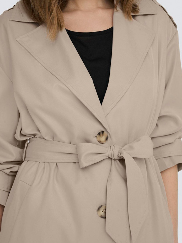 ONLY Bež ženski plašč SAMO