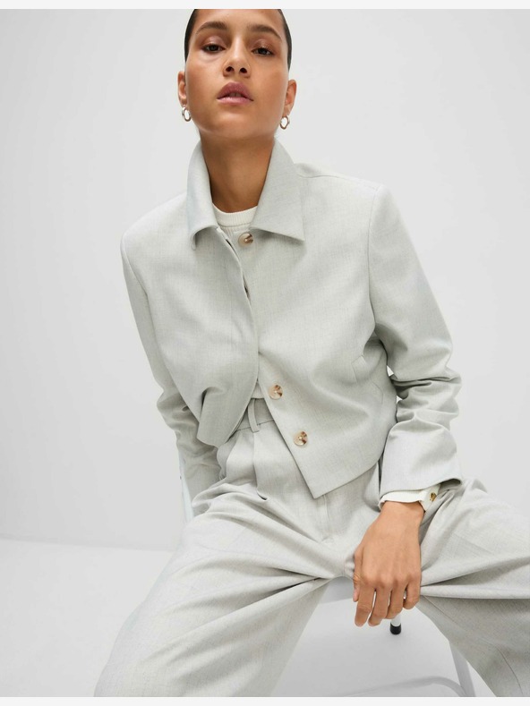 Marks & Spencer Obrezan ovratnik Marks & Spencer siva