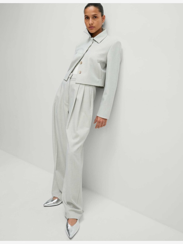 Marks & Spencer Obrezan ovratnik Marks & Spencer siva