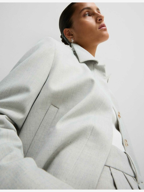 Marks & Spencer Obrezan ovratnik Marks & Spencer siva