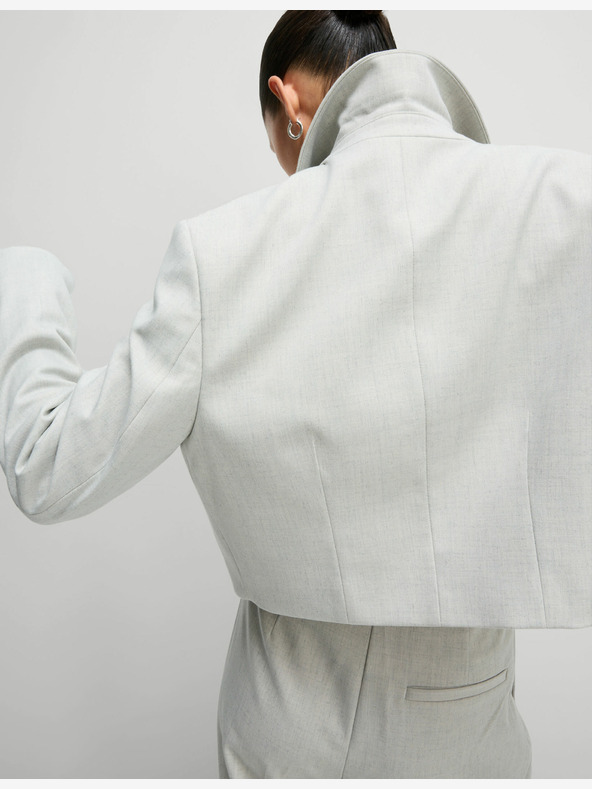 Marks & Spencer Obrezan ovratnik Marks & Spencer siva