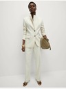Marks & Spencer Enojni blazer Marks & Spencer s kratkimi naramnicami Marks & Spencer sivo-bela
