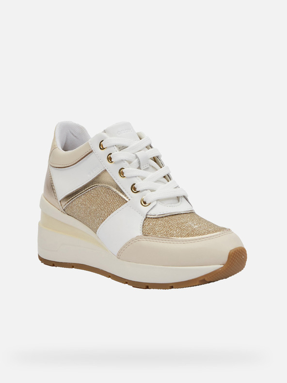 Geox Bele ženske superge Geox Zosma