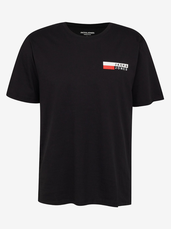 Jack & Jones Moška črna majica Jack & Jones