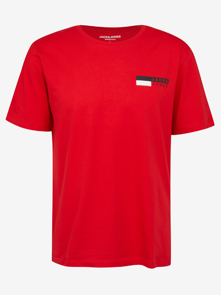 Jack & Jones Jack & Jones Rdeča moška majica