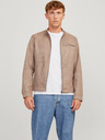 Jack & Jones Moška bež semiš jakna Jack & Jones