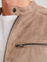 Jack & Jones Moška bež semiš jakna Jack & Jones