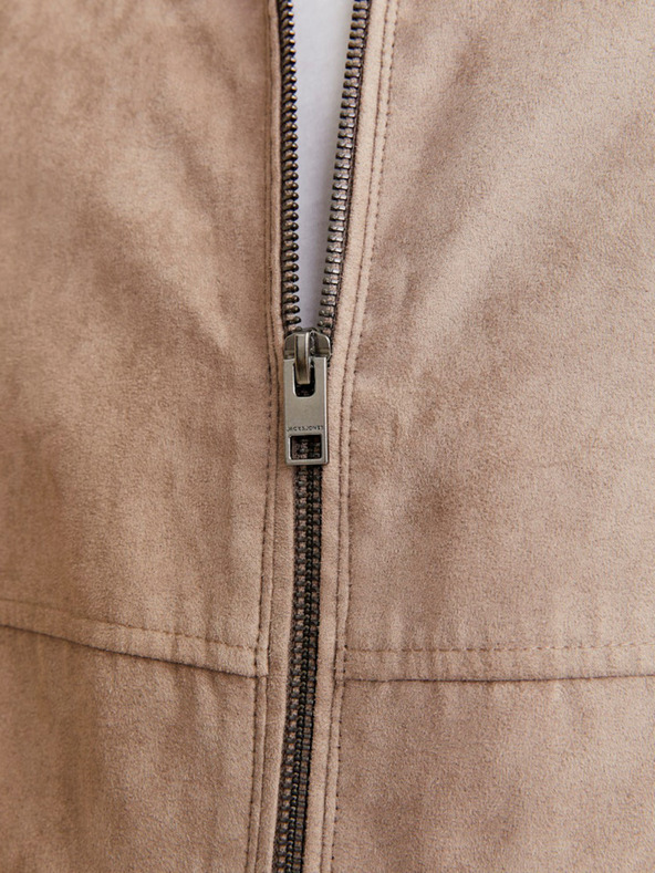Jack & Jones Moška bež semiš jakna Jack & Jones