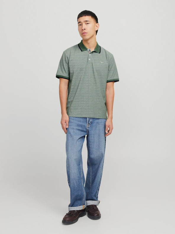 Jack & Jones Zelena moška polo majica Jack & Jones