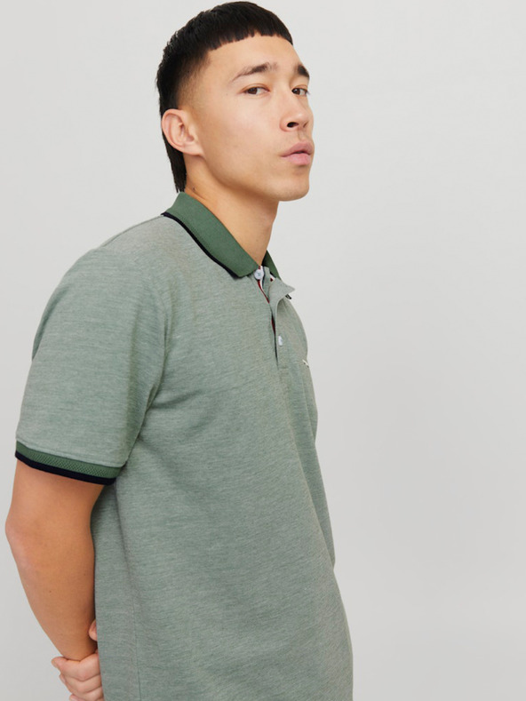 Jack & Jones Zelena moška polo majica Jack & Jones