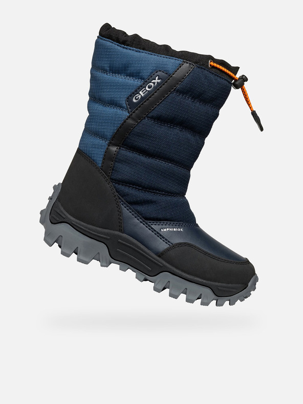 Geox Modrá chlapčenská zimná obuv Geox Himalaya Abx