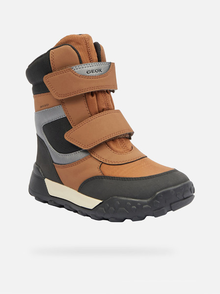 Geox Rjavi deški zimski čevlji Geox Trekkyup B ABX