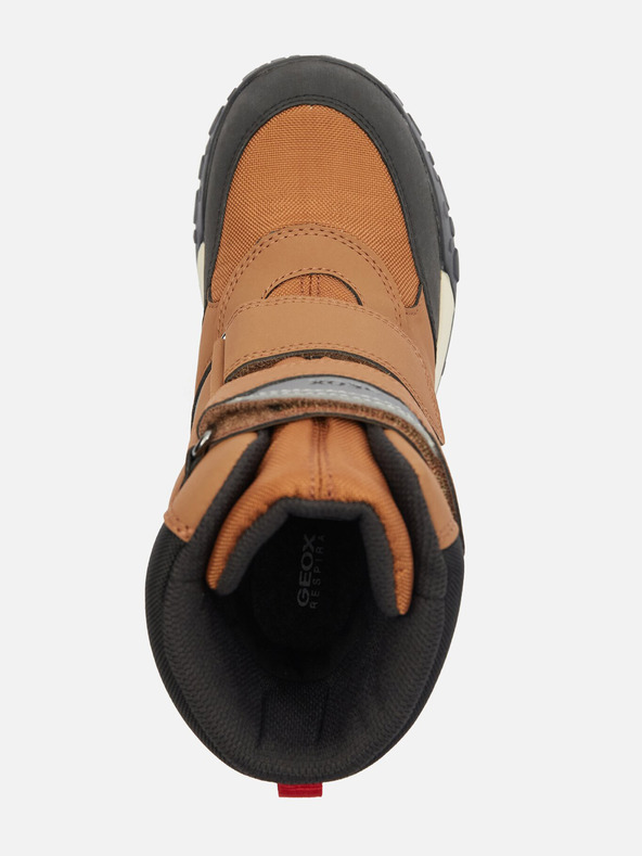 Geox Rjavi deški zimski čevlji Geox Trekkyup B ABX