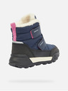 Geox Tmavmodrá dievčenská zimné topánky Geox Trekkyup B Ab