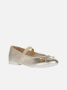 Geox Zlate dekliške balerinke Geox Plie