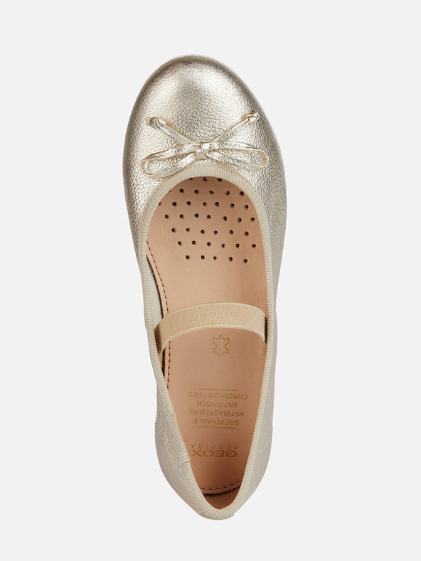 Geox Zlate dekliške balerinke Geox Plie