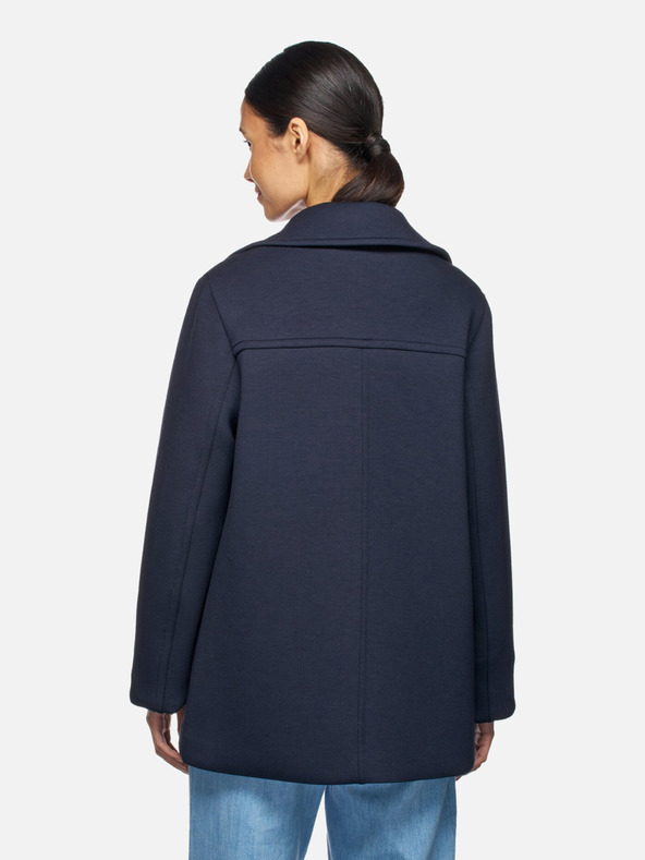 Geox Tmavmodrý dámsky kabát Geox Gardenia