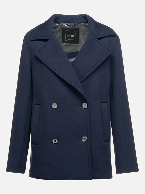 Geox Tmavmodrý dámsky kabát Geox Gardenia