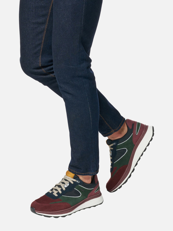 Geox Moške superge Geox Spherica Actif X1 v bordo barvi