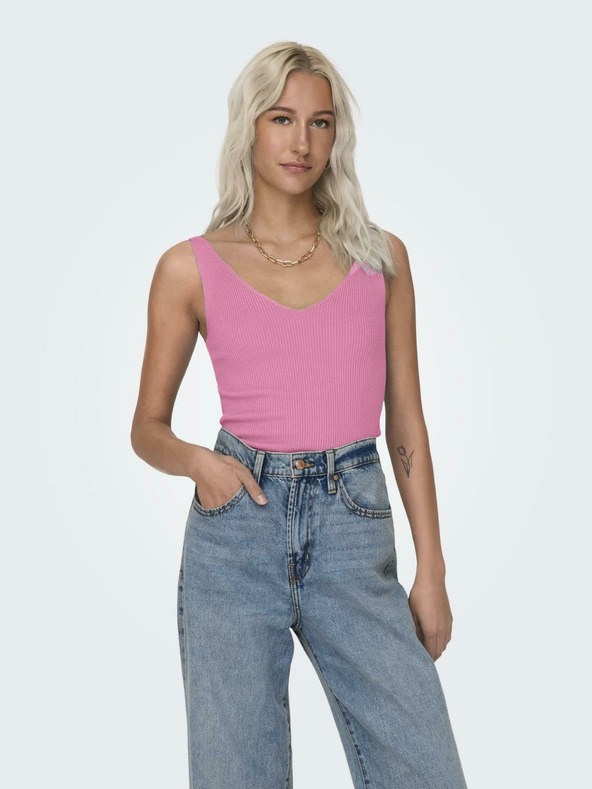 Jacqueline de Yong Rožnata ženska majica JDY