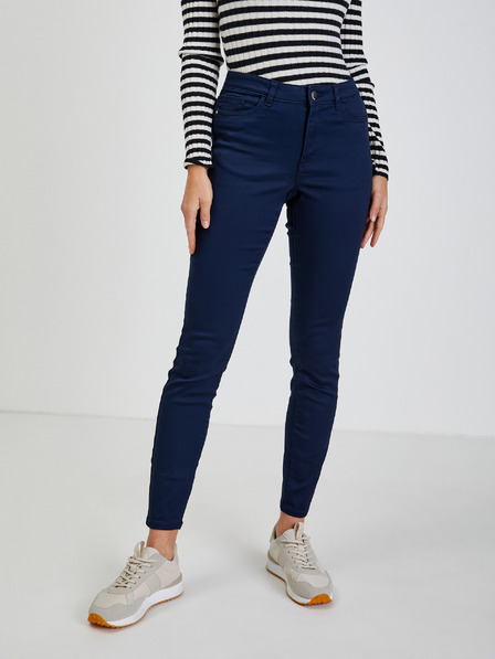 Orsay Temno modre ženske hlače ORSAY