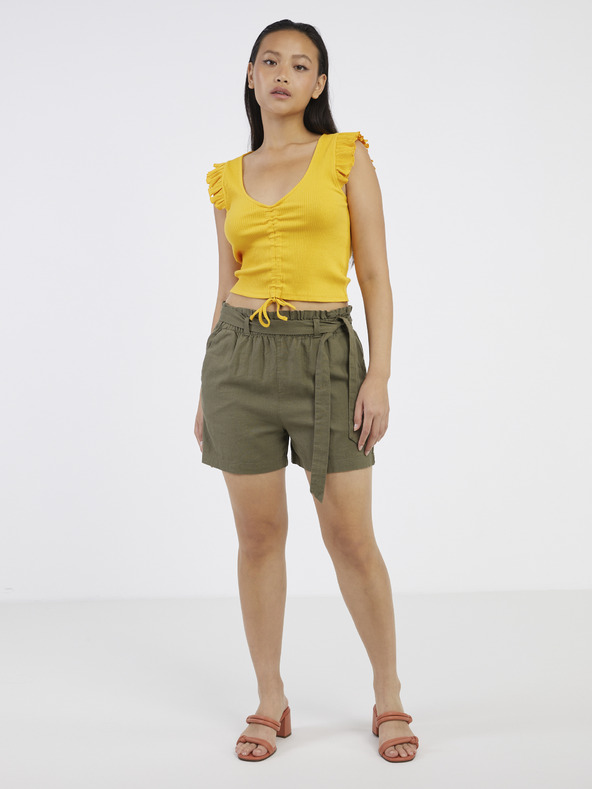 Jacqueline de Yong JDY Say Kaki lanene kratke hlače