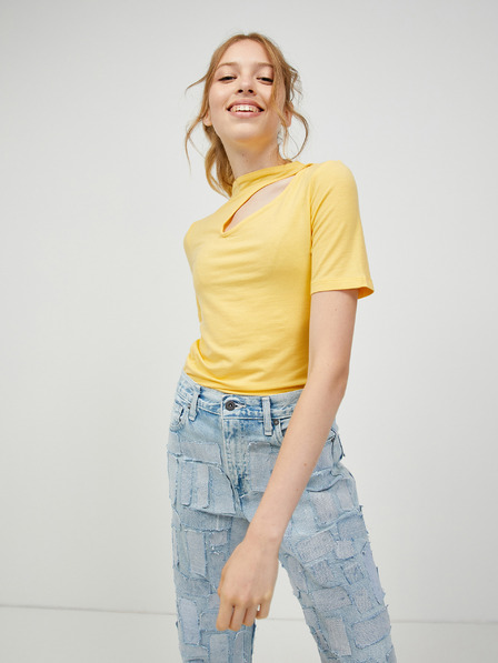 Vero Moda Rumena majica VERO MODA Glow