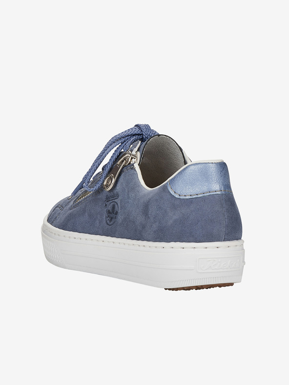 Rieker Modre ženske superge iz semiša Rieker