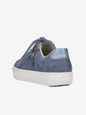 Rieker Modre ženske superge iz semiša Rieker