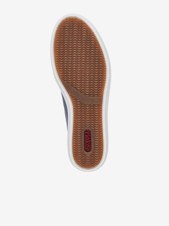 Rieker Modre ženske superge iz semiša Rieker