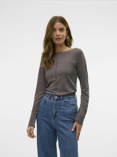 Vero Moda Rjava ženska majica Vero Moda Maggie