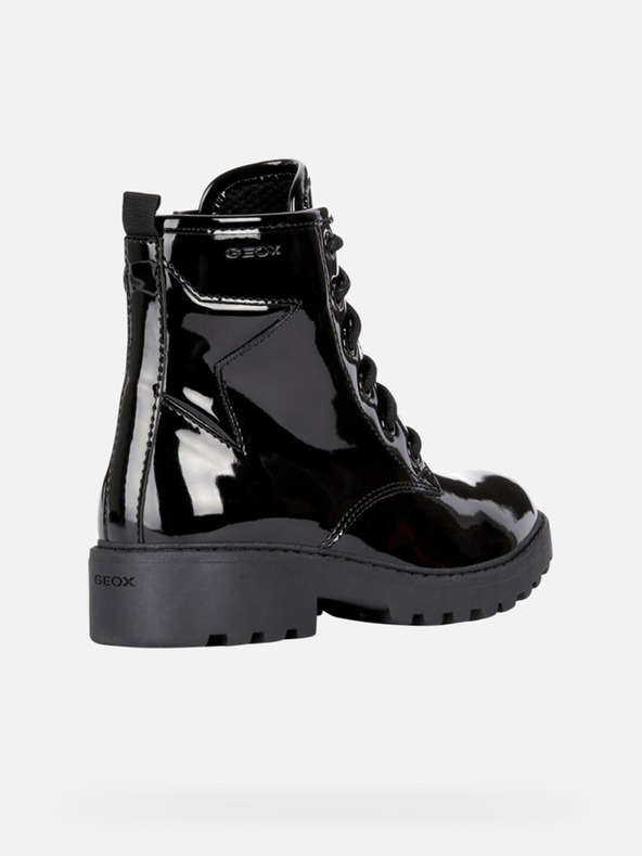 Geox Črni dekliški gležnjarji Geox Casey