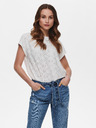 ONLY Kremasta vzorčasta bluza ONLY Milla