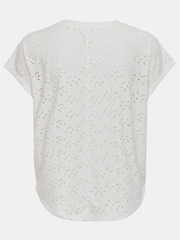 ONLY Kremasta vzorčasta bluza ONLY Milla