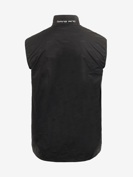 ALPINE PRO Črn moški izoliran napihljiv jopič ALPINE PRO HERDEN