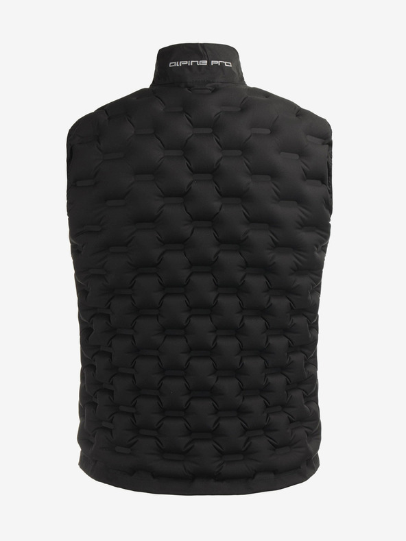 ALPINE PRO Črn moški izoliran napihljiv jopič ALPINE PRO HERDEN