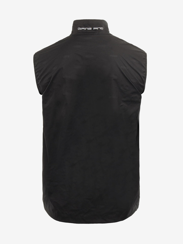 ALPINE PRO Črn moški izoliran napihljiv jopič ALPINE PRO HERDEN