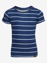 NAX Modra otroška črtasta majica NAX TIARO