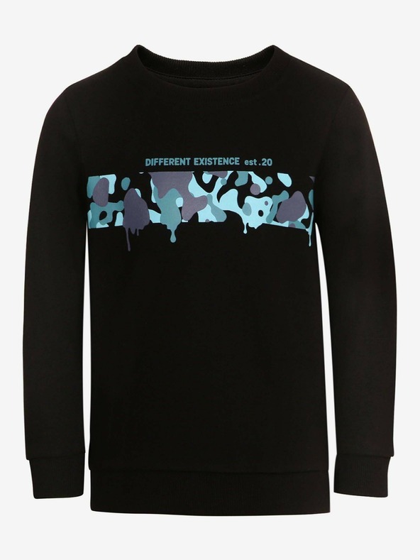 NAX Črna otroška majica NAX HABELO