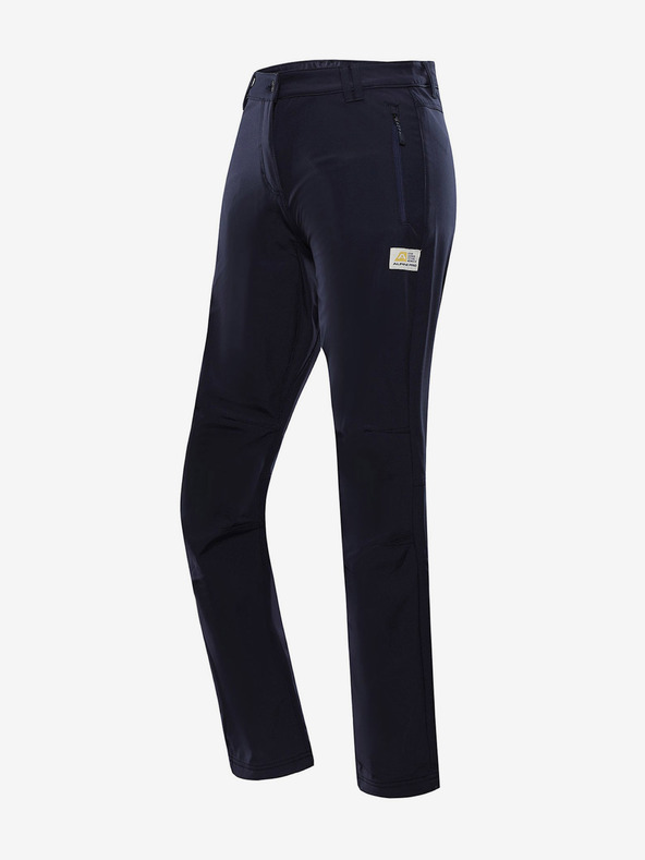 ALPINE PRO Temno modre ženske softshell hlače ALPINE PRO Shinara